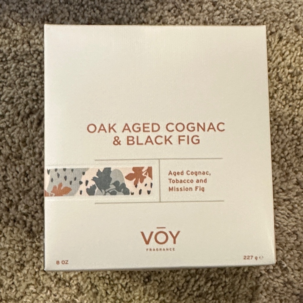 Oak Aged Cognac & Black Fig Candle